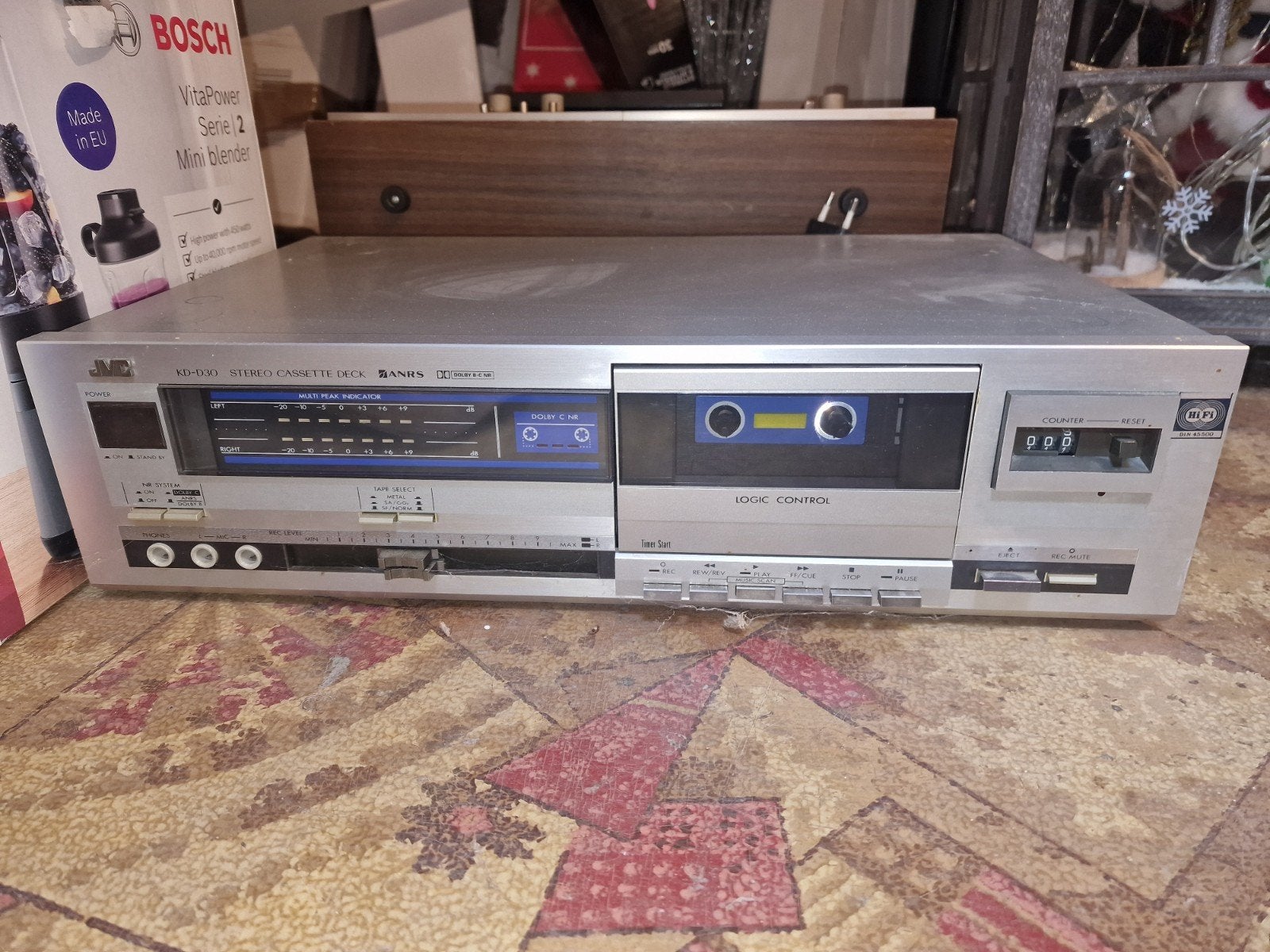 Platine cassette JVC KD-D30 Vintage Hi-Fi – Fonctionne parfa, Enlèvement