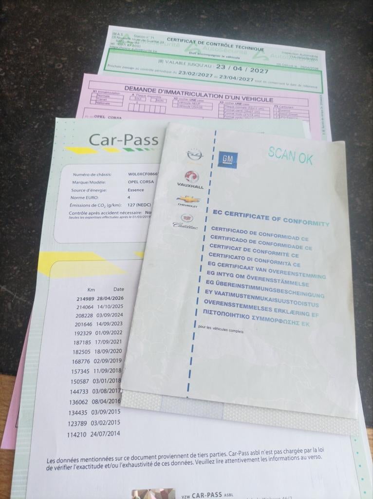 Opel corsa essence prête à immatriculer, Particulier, Te koop, Corsa, Euro 4
