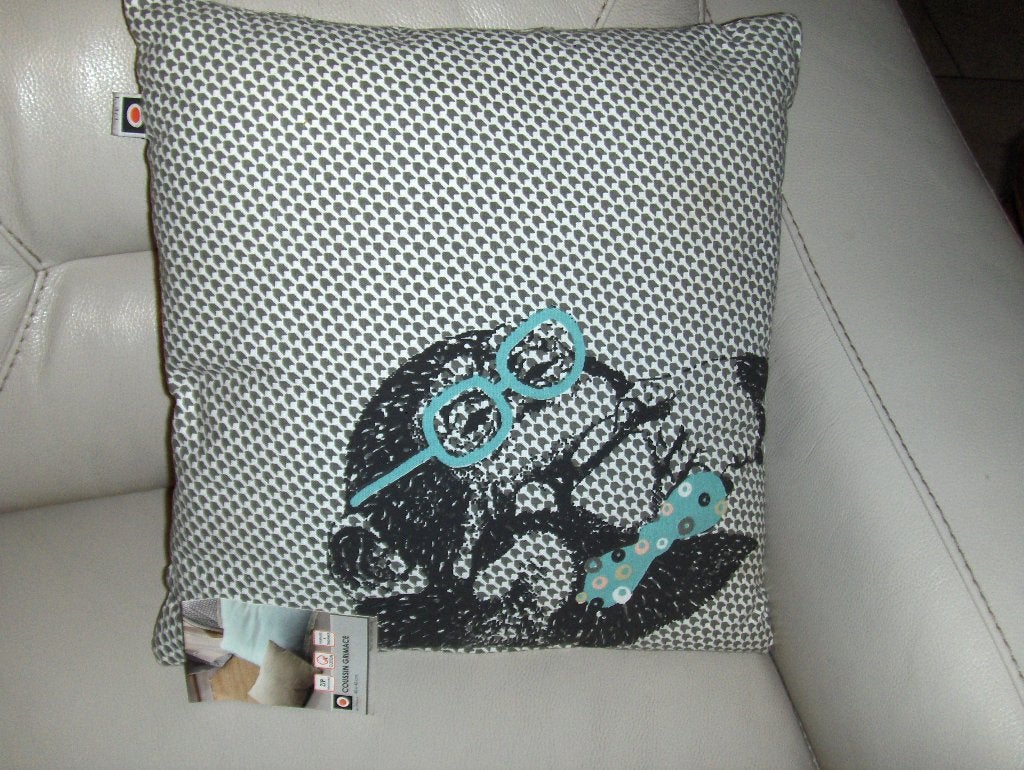 Coussin de 40 cm x 40 cm avec tirette. Neuf en coton., Enlèvement ou Envoi, Neuf