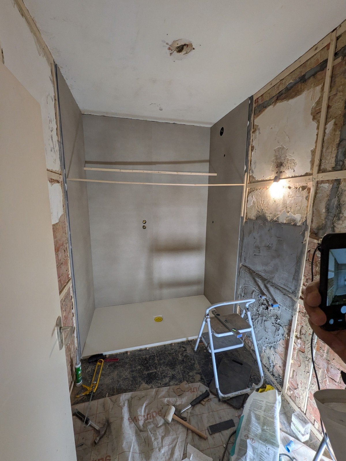 Kunststof Wandpaneel | 95x270 cm | VYGO Wall Essential Clay, Doe-het-zelf en Bouw, Ophalen