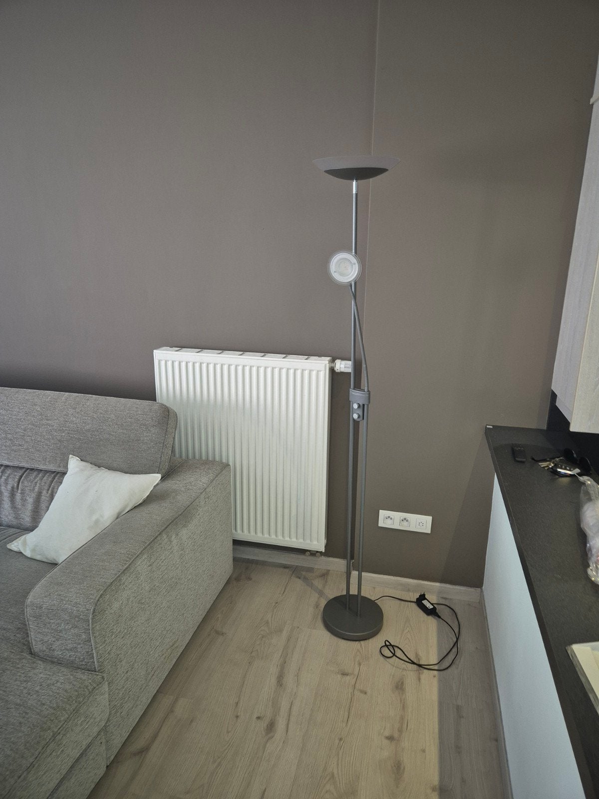 staande led lamp met leeslampje, Ophalen