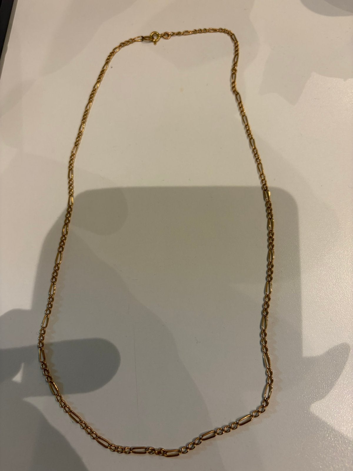 Chaine en or 18 carats, Bijoux, Sacs & Beauté, Enlèvement, Comme neuf, Or, Or