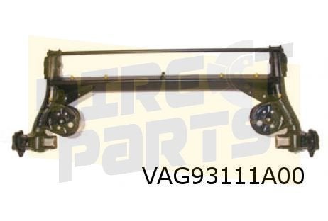 Skoda Superb / Volkswagen Passat b5 (-10/08) achteras comple, Gebruikt, -, -, Volkswagen