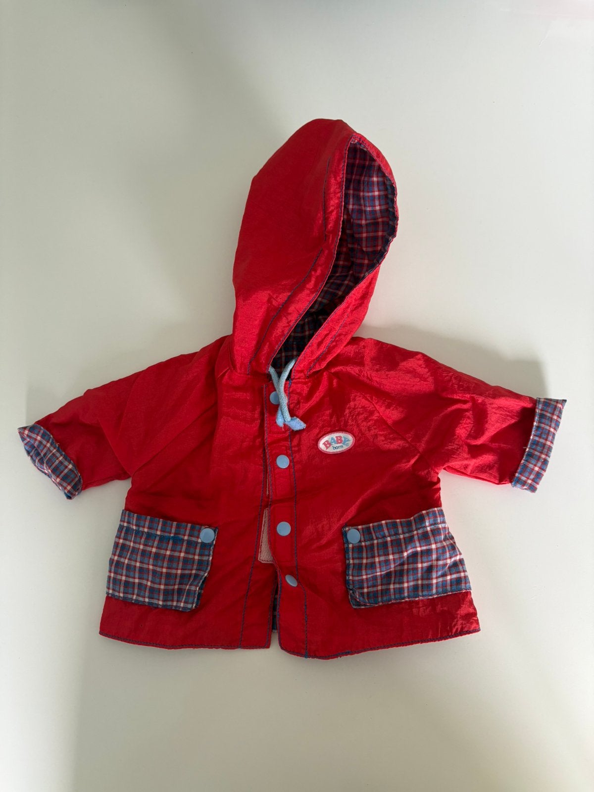 Originele vintage BABY Born regenjas met kap, Ophalen, Zo goed als nieuw, Pop