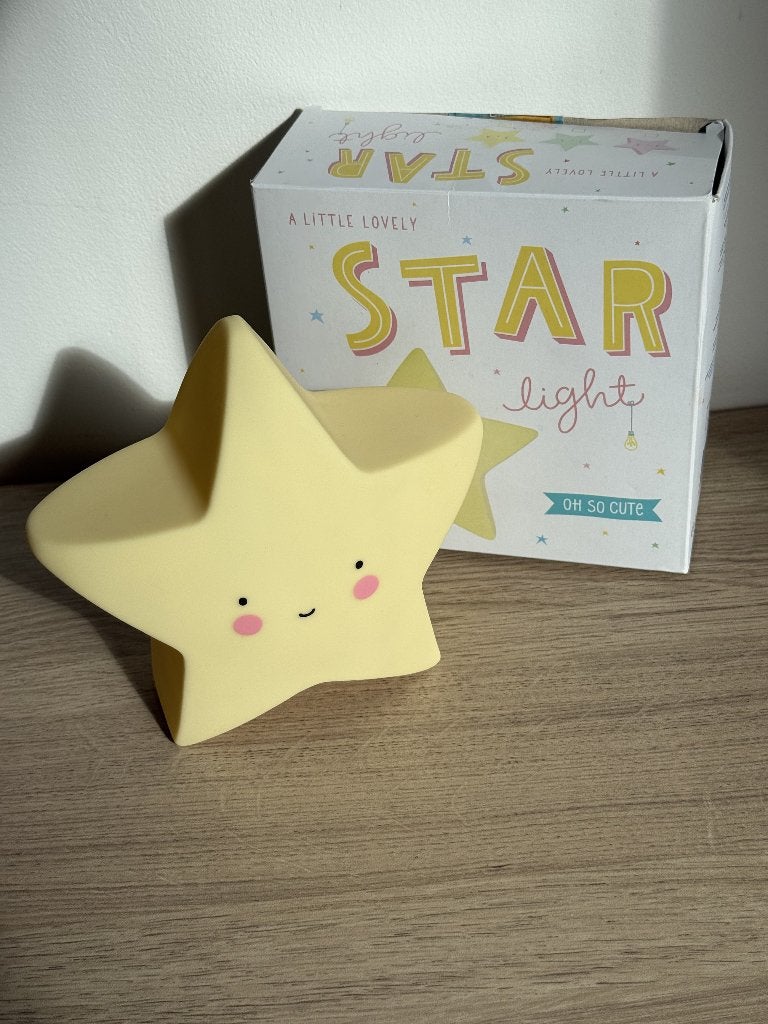 Sfeerlampje/nachtlampje ster - Starlight - Nieuw, Ophalen of Verzenden, Nieuw