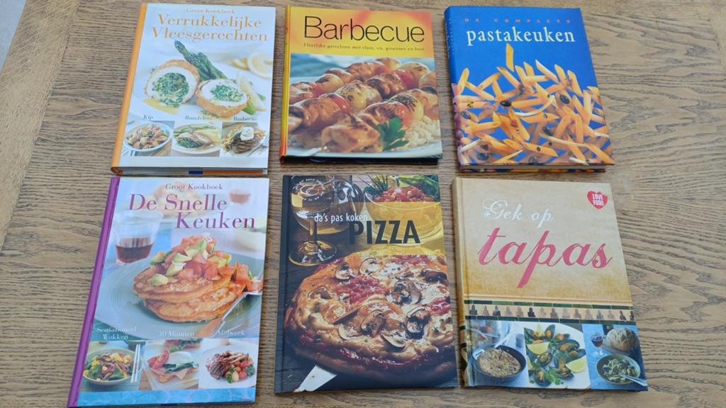 Kookboeken allerlei in prima staat., Ophalen of Verzenden