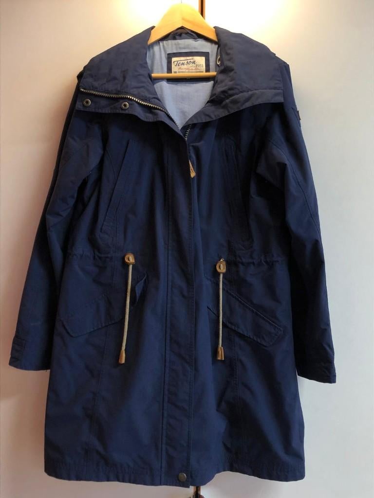 Regenjas Tenson, Ophalen of Verzenden, Zo goed als nieuw, Maat 42/44 (L), Blauw