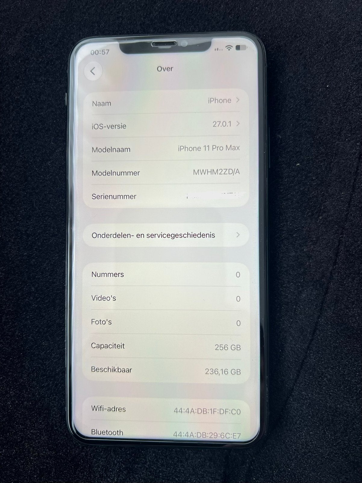 Te koop: Apple iPhone 11 Pro Max – 256GB, Telecommunicatie, 256 GB, IPhone 11 Pro Max, Ophalen of Verzenden, Zo goed als nieuw