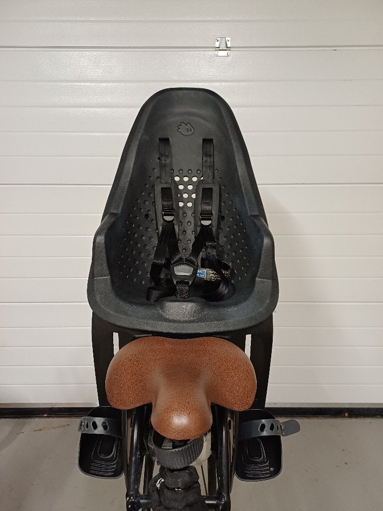 Thule Yepp 2 Maxi fietsstoeltje zwart, Vélos & Vélomoteurs, Yepp (Thule), Repose-pieds, 9 à 36 kg, Enlèvement