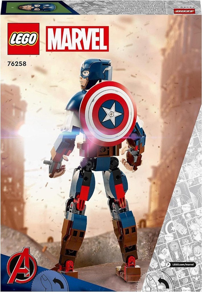 Neuf - Lego - La figurine de Captain America (76258), Envoi, Complet, Lego, Ninjago
