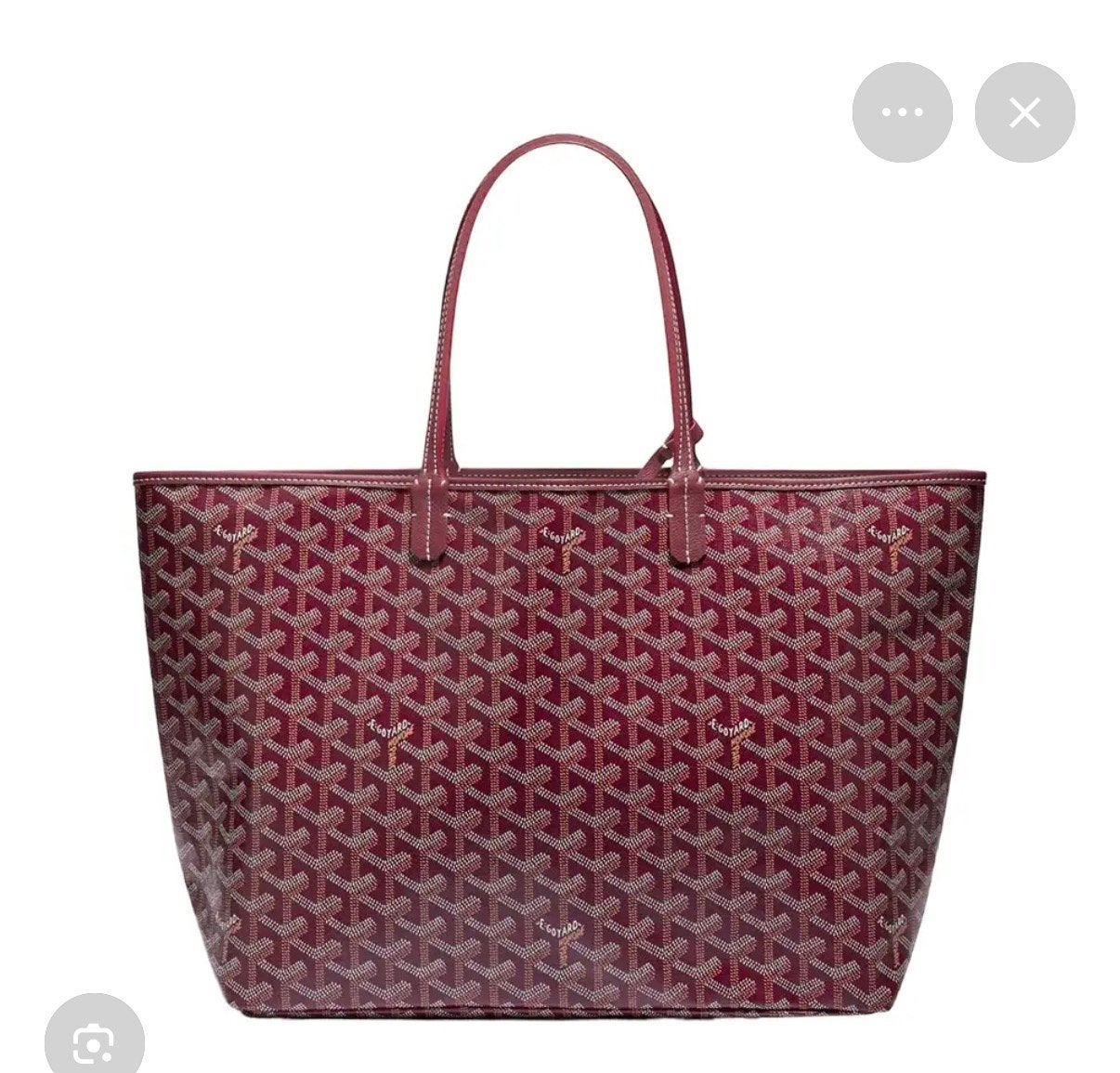 Goyard tas, Ophalen of Verzenden, Nieuw, Rood