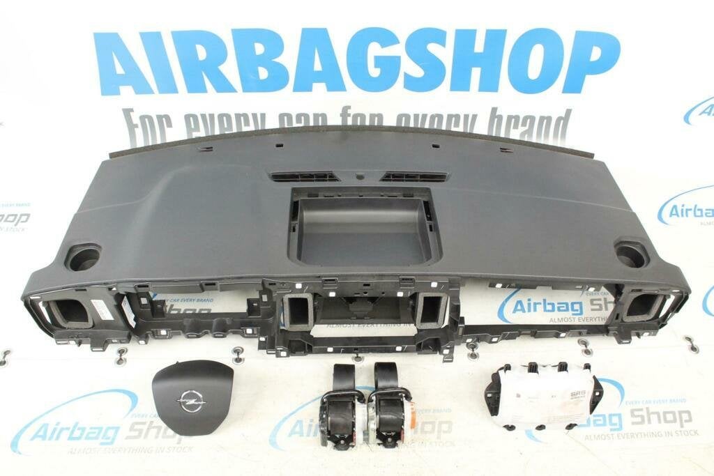 Airbag kit - Tableau de bord noir Opel Zafira Life 2019-.., Gebruikt, Ophalen of Verzenden