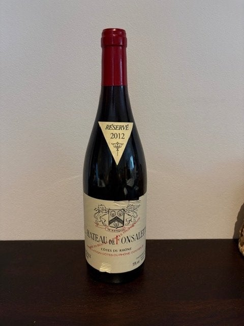 Chateau Fonsalette 2012, Collections, Vins, Neuf, Pleine, Enlèvement, Vin rouge