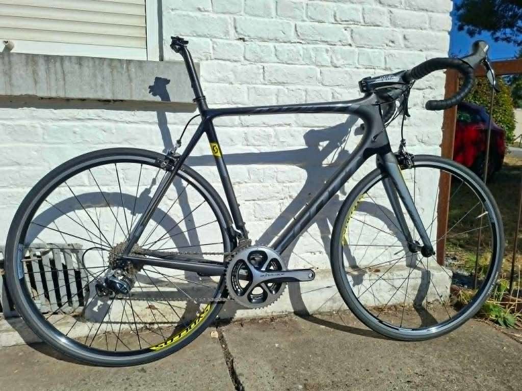 Scott Addict 10 2017 XXL Dura Ace, Fietsen en Brommers, Ophalen, 28 inch, Carbon, Zo goed als nieuw