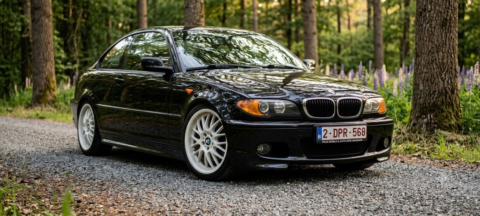 bmw e46 320cd, Auto's, BMW, Zwart, Zwart, Particulier, Te koop