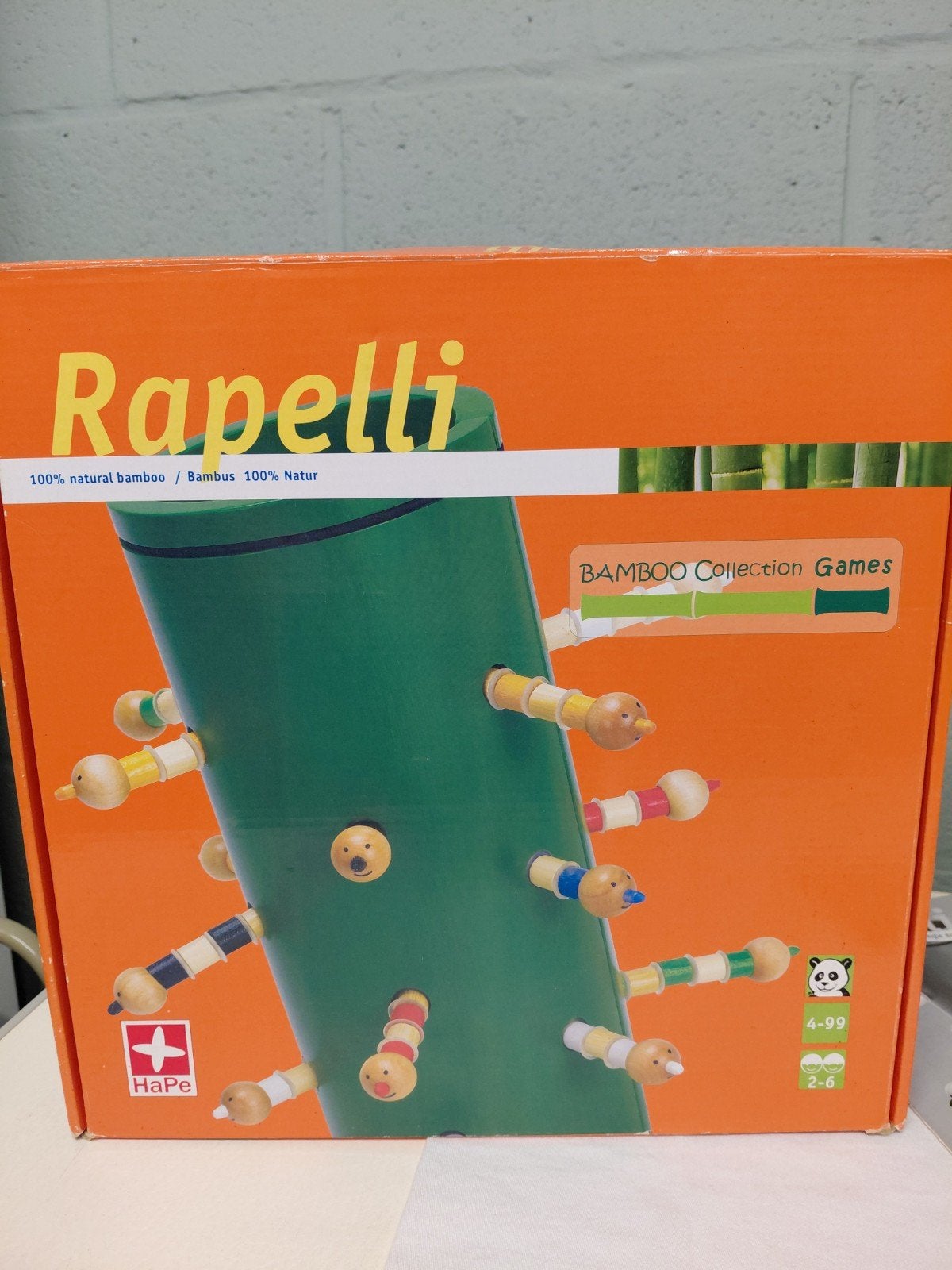 Rapelli houten spel - Hape (100% bamboe), Kinderen en Baby's, Speelgoed | Houten speelgoed, Ophalen of Verzenden