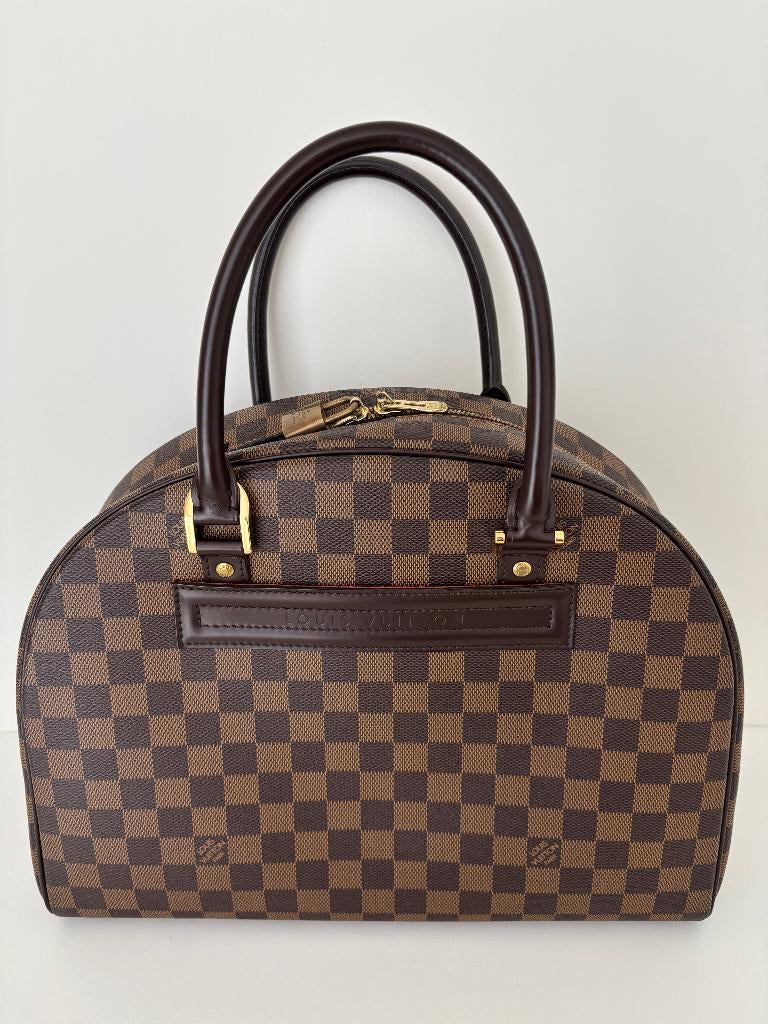 Louis Vuitton Nolita handtas damier ebene, Ophalen of Verzenden, Zo goed als nieuw, Bruin, Handtas