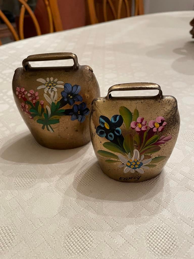 2 vintage koebellen., Ophalen of Verzenden