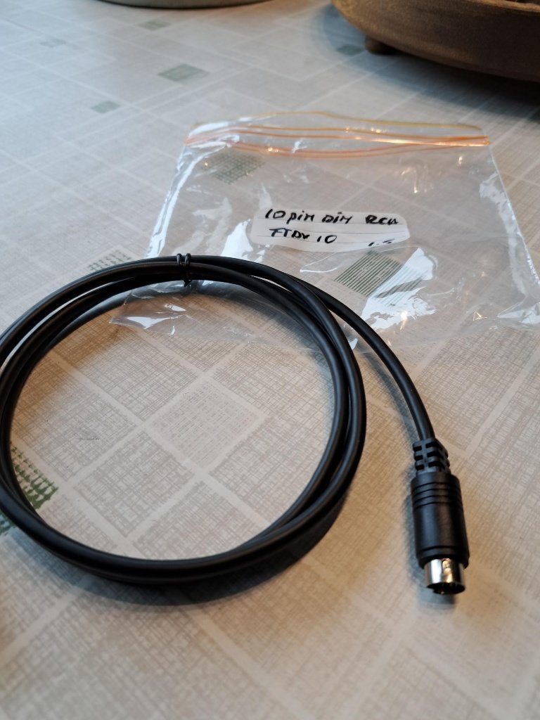 ptt kabel voor yaesu 10 pins din, Ophalen of Verzenden, Nieuw, Zender en Ontvanger