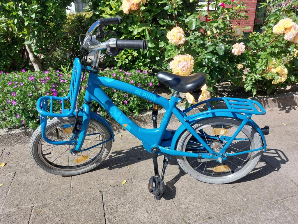 Alpine jongensfiets, Fietsen en Brommers, 16 inch