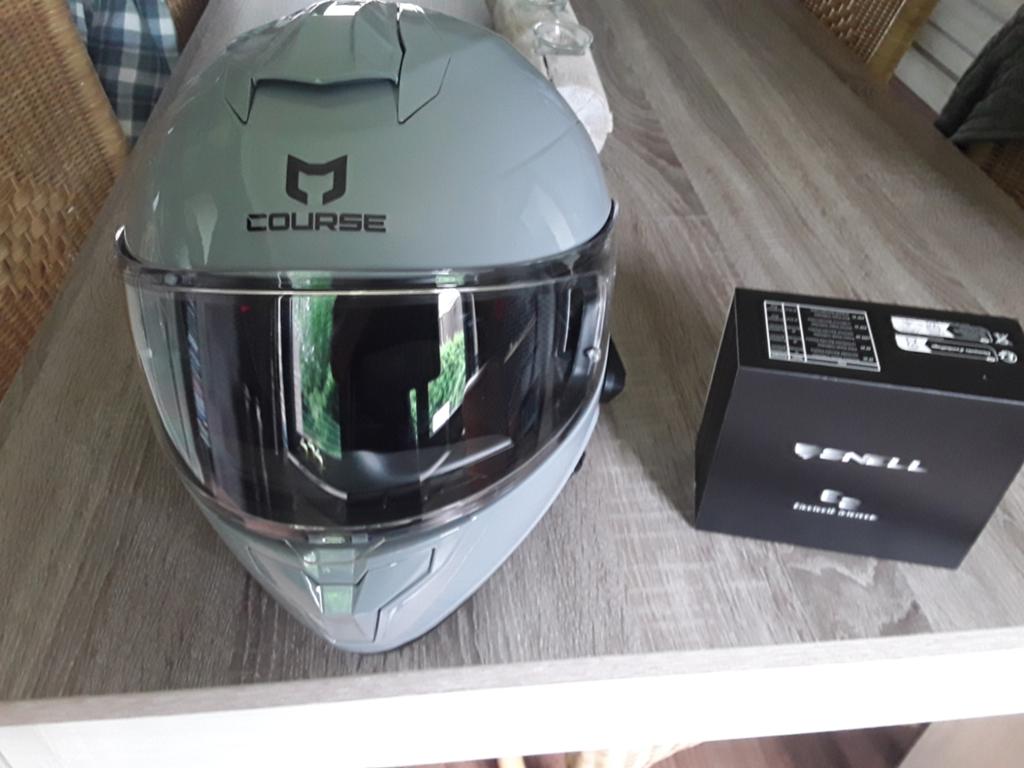 Helm course met intercom snell., Motoren, M, Nieuw zonder kaartje, Integraalhelm, Ophalen
