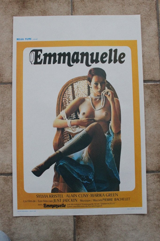 filmaffiche Emmanuelle 1974 filmposter, Enlèvement ou Envoi, Rectangulaire vertical, A1 jusqu'à A3, Comme neuf