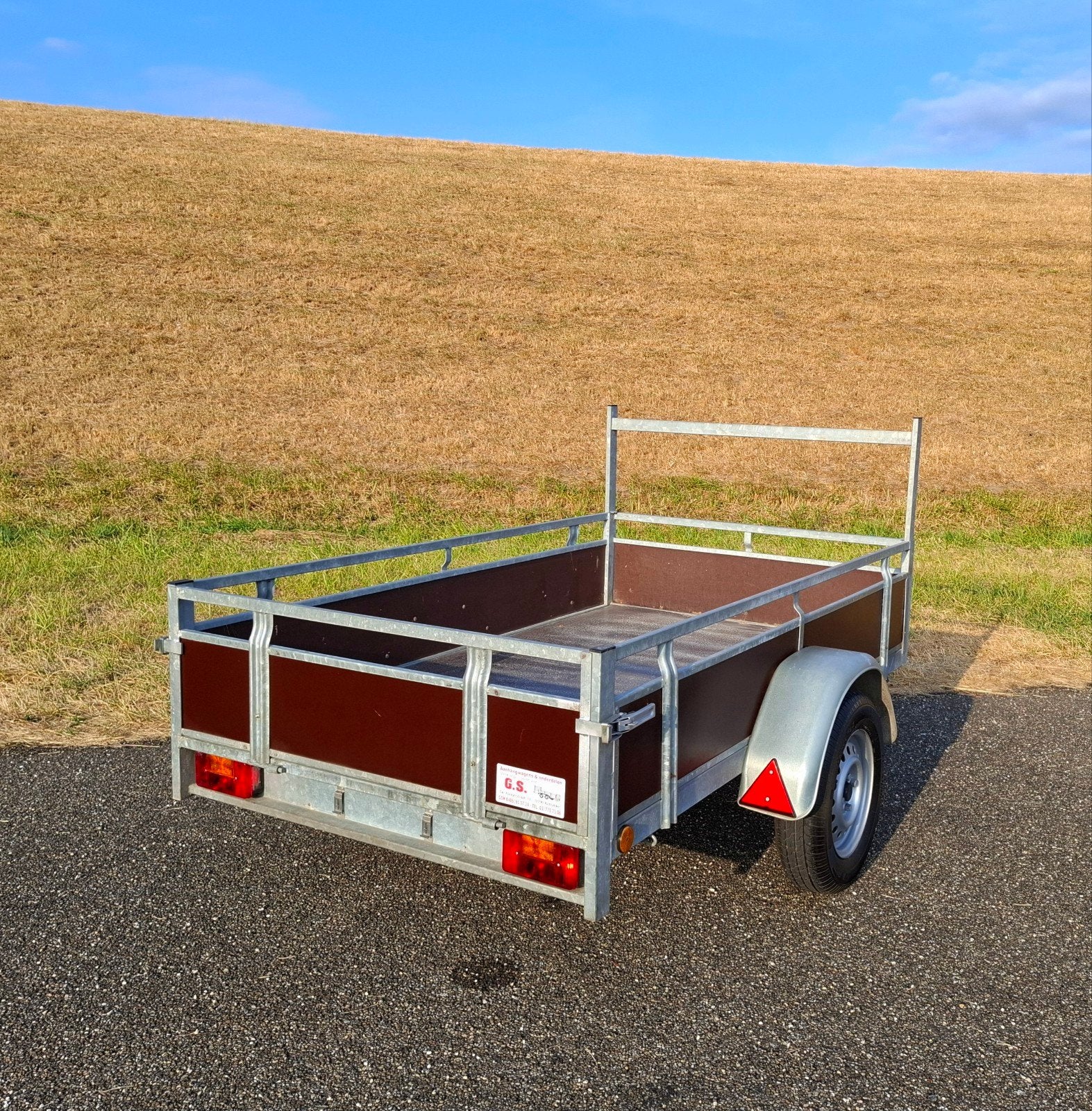 Mooie aanhangwagen 225x130cm aanhangwagen  remork, Auto diversen, Aanhangers en Bagagewagens, Ophalen