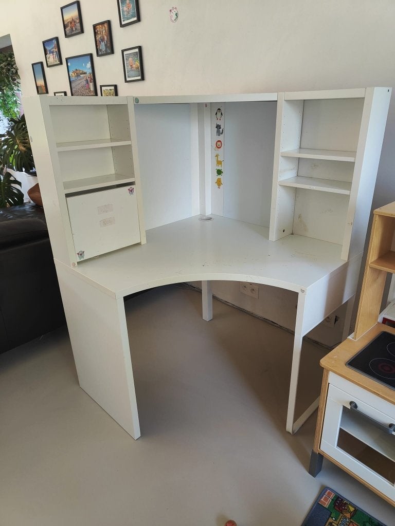Hoekbureau gratis, Ophalen, Gebruikt, IKEA, Hoekbureau