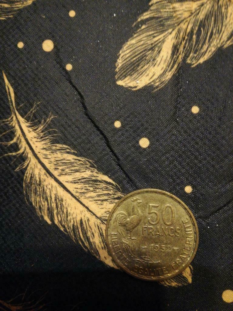 Pièce 50 francs français 1952., Enlèvement ou Envoi