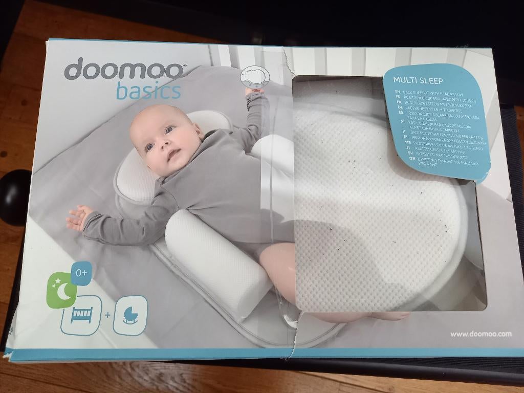 Doomoo rugliggingssteun met ergonomisch hoofdkussentje NIEUW, Ophalen, Nieuw, Overige typen