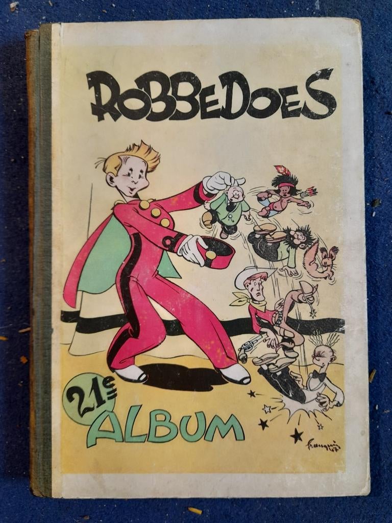 Oude Robbedoes bundeling album 21, Eén stripboek, Ophalen of Verzenden, Gelezen