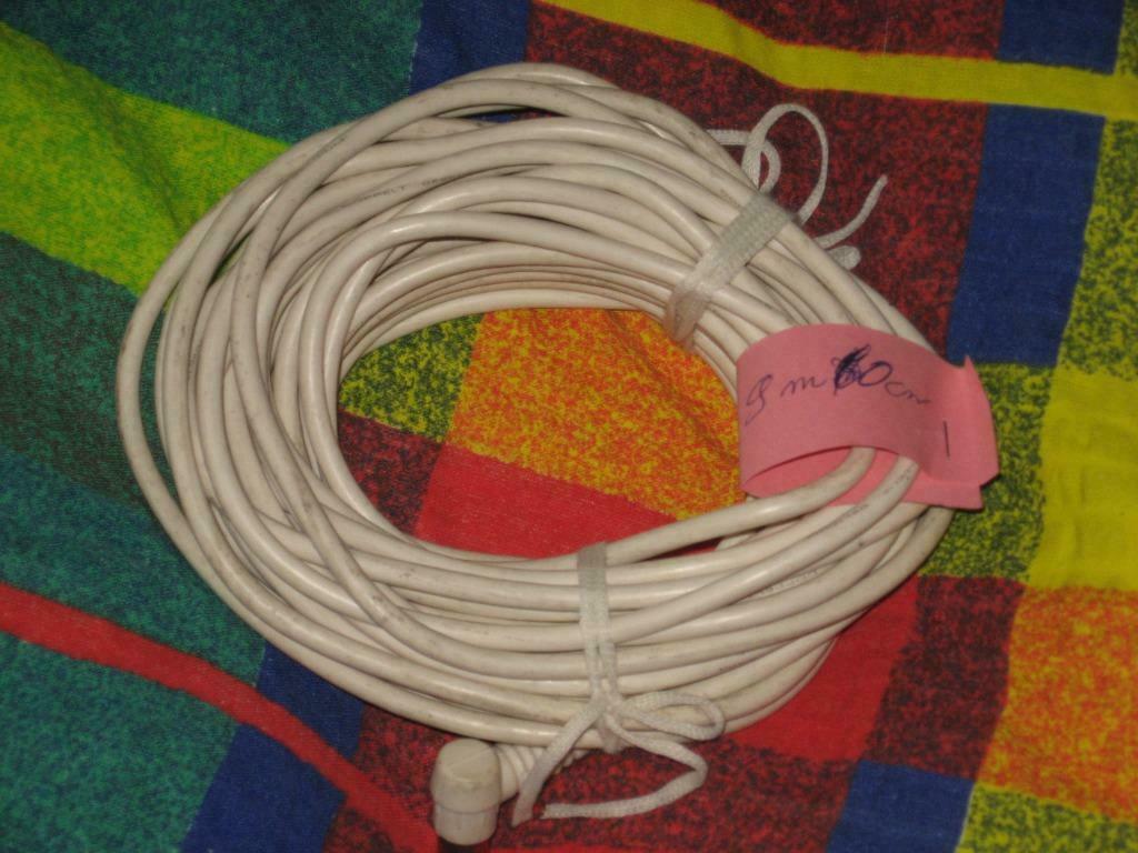 câble de 9,60m pour coditel, TV, Hi-fi & Vidéo, Enlèvement ou Envoi, Utilisé, 5 à 10 mètres, Câble TV