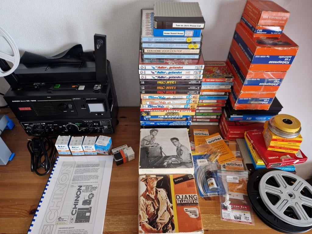 Filmprojector super 8mm + films en extra., Audio, Tv en Foto, Filmrollen, Ophalen of Verzenden