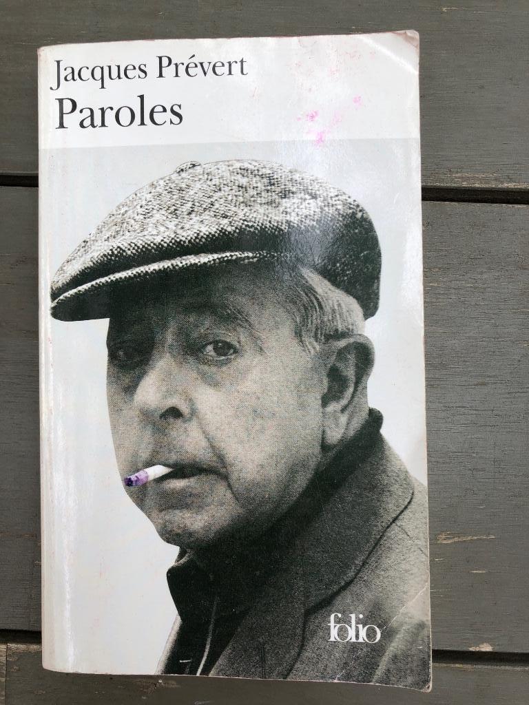 Paroles Jacques Prévert Folio 1979 Bon état, Livres, Un auteur, Jacques Prévert, Utilisé, Envoi