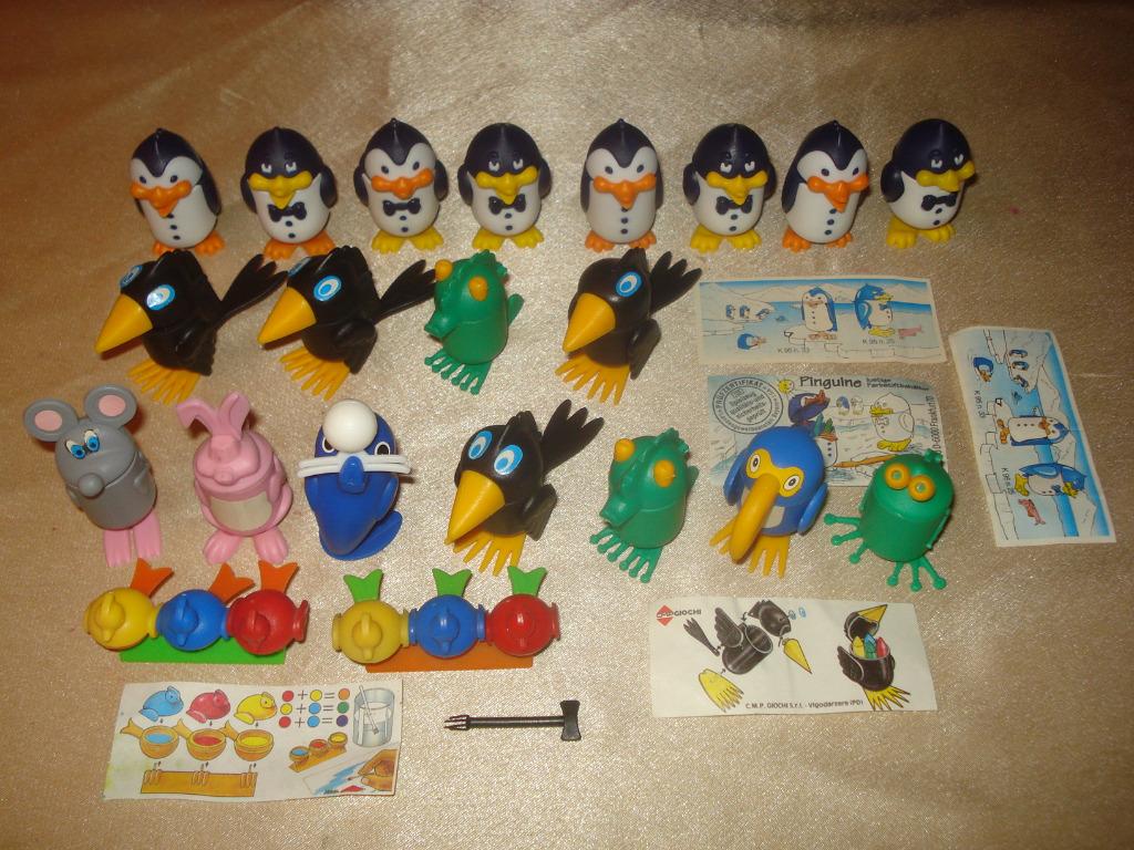 KINDER Lot de 21 Anciennes Figurines Animaux Porte-Crayons, Enlèvement ou Envoi, Comme neuf, Figurines