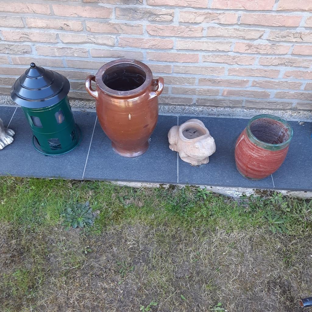 Tuindecoratie en andere zaken voor in tuin ., Ophalen, Zo goed als nieuw