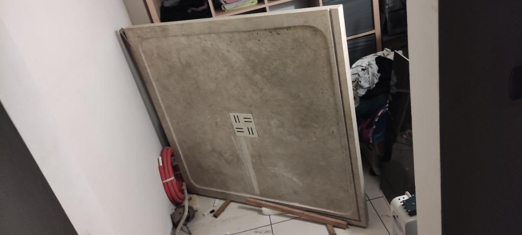Douche bak inloop douche, Ophalen, Zo goed als nieuw, Wit