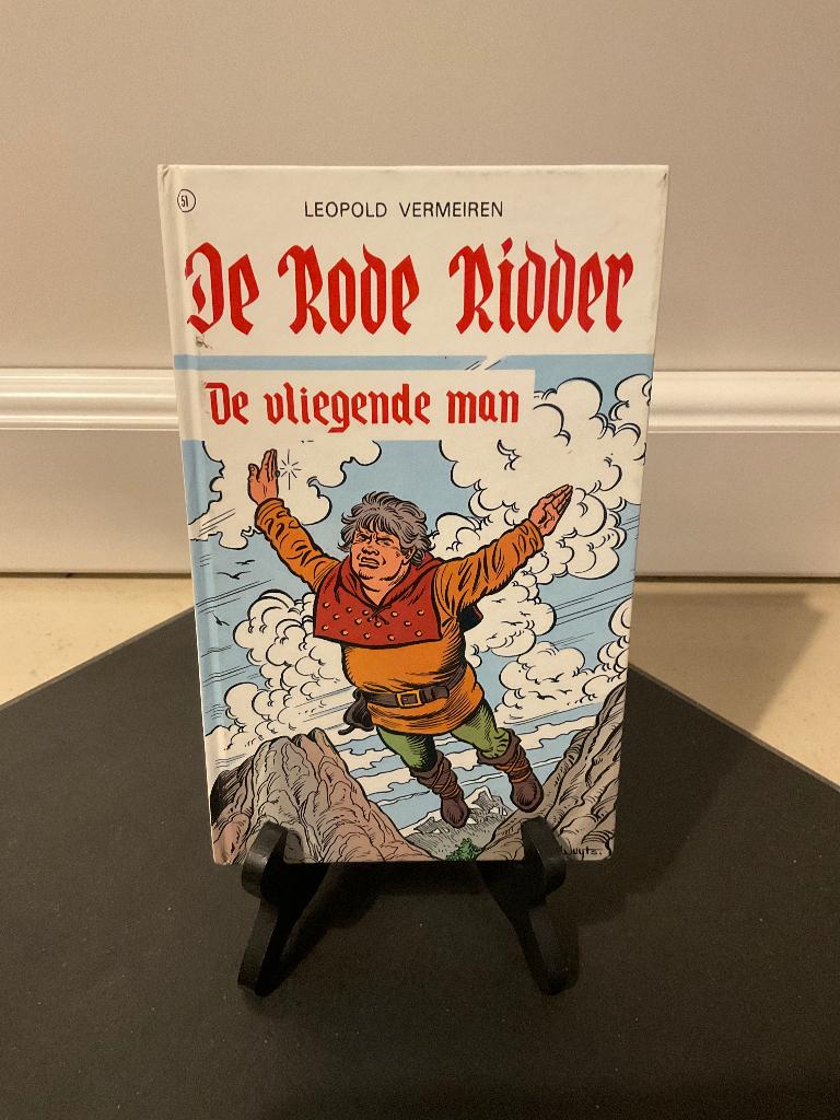 Leopold Vermeiren De vliegende man - De rode ridder, Boeken, Eén stripboek, Ophalen of Verzenden, Zo goed als nieuw, Willy Vandersteen