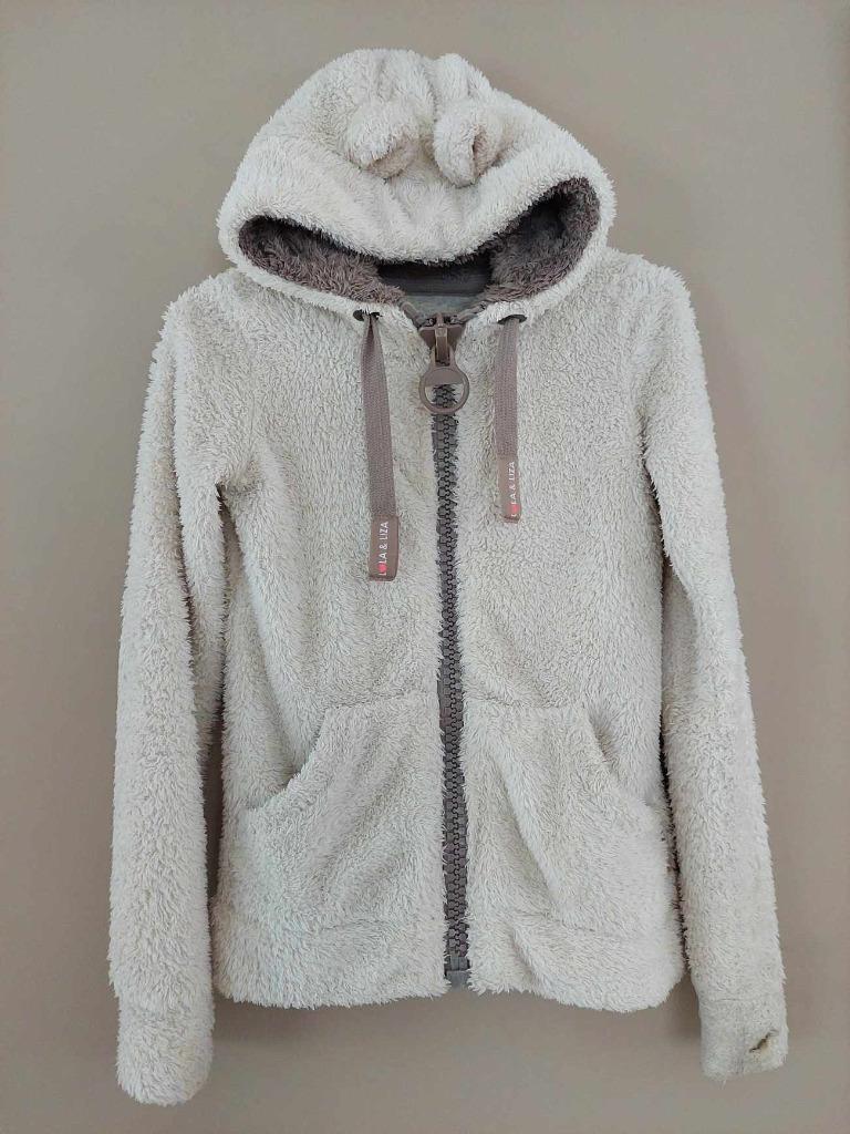 Witte teddy sweater met kap Lola & Liza, Kleding | Dames, Lola & Liza, Wit, Ophalen of Verzenden, Maat 34 (XS) of kleiner