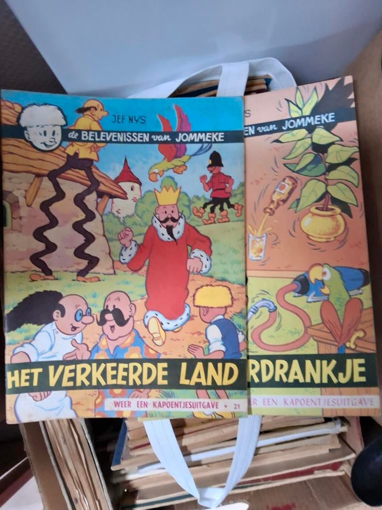 70 stripverhalen. Jommeke, Ophalen