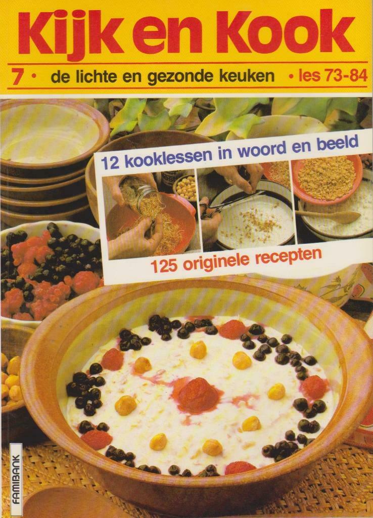 Boek : "Kijk en kook - les 73-84 - lichte en gezonde keuken, Envoi