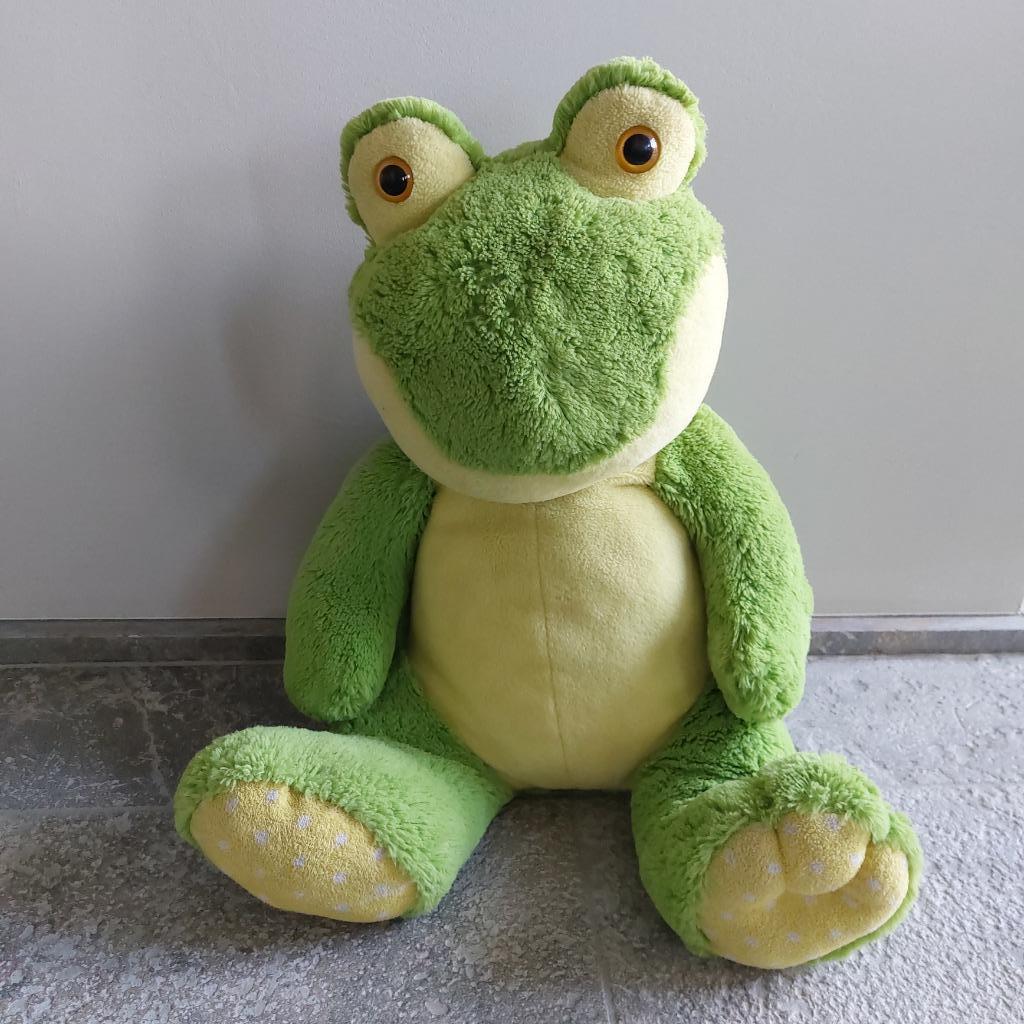 grote kikker knuffel, Ophalen, Gebruikt, Kikker