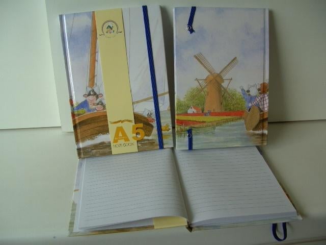 NOTITIEBOEKJES A5 MOLEN & SLOEP pakket 6 stuks Nieuw, Divers, Cahiers de notes, Enlèvement ou Envoi, Neuf, A5