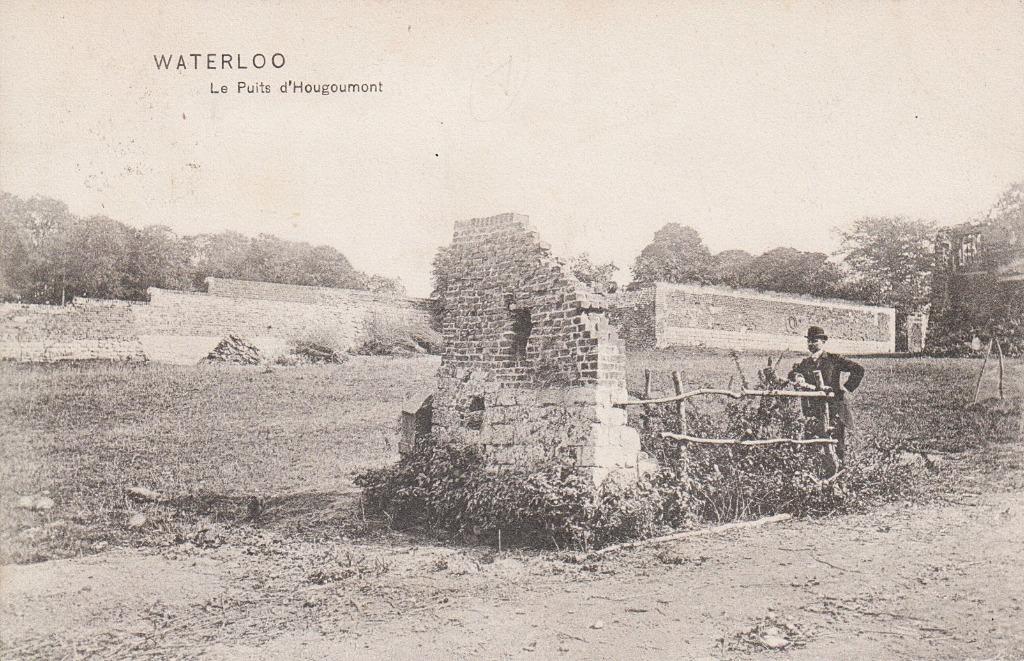 BELGIQUE - Braine-l'Alleud : Le Puits d'Hougoumont, Envoi, Avant 1920, Affranchie, Brabant Wallon