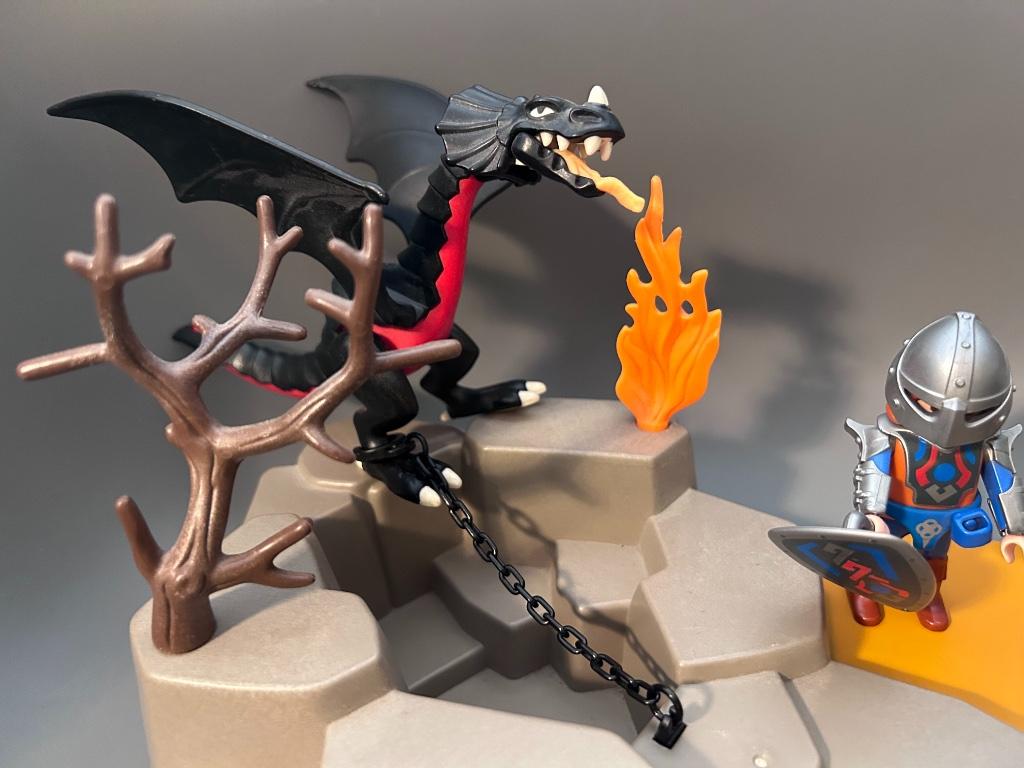 Playmobil 4006 - Superset Chevaliers et dragon, Enlèvement, Utilisé, Ensemble complet