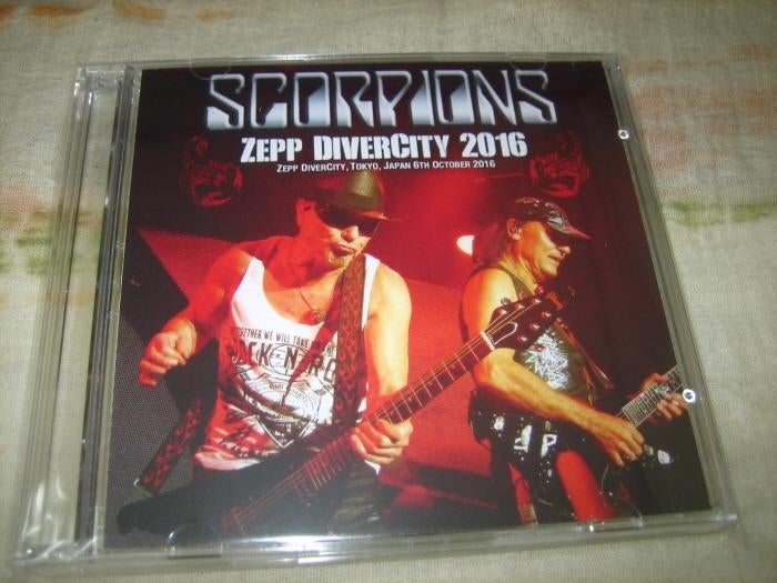 2 CD's - SCORPIONS - Live Zepp Divercity 2016, Cd's en Dvd's, Ophalen of Verzenden, Nieuw in verpakking