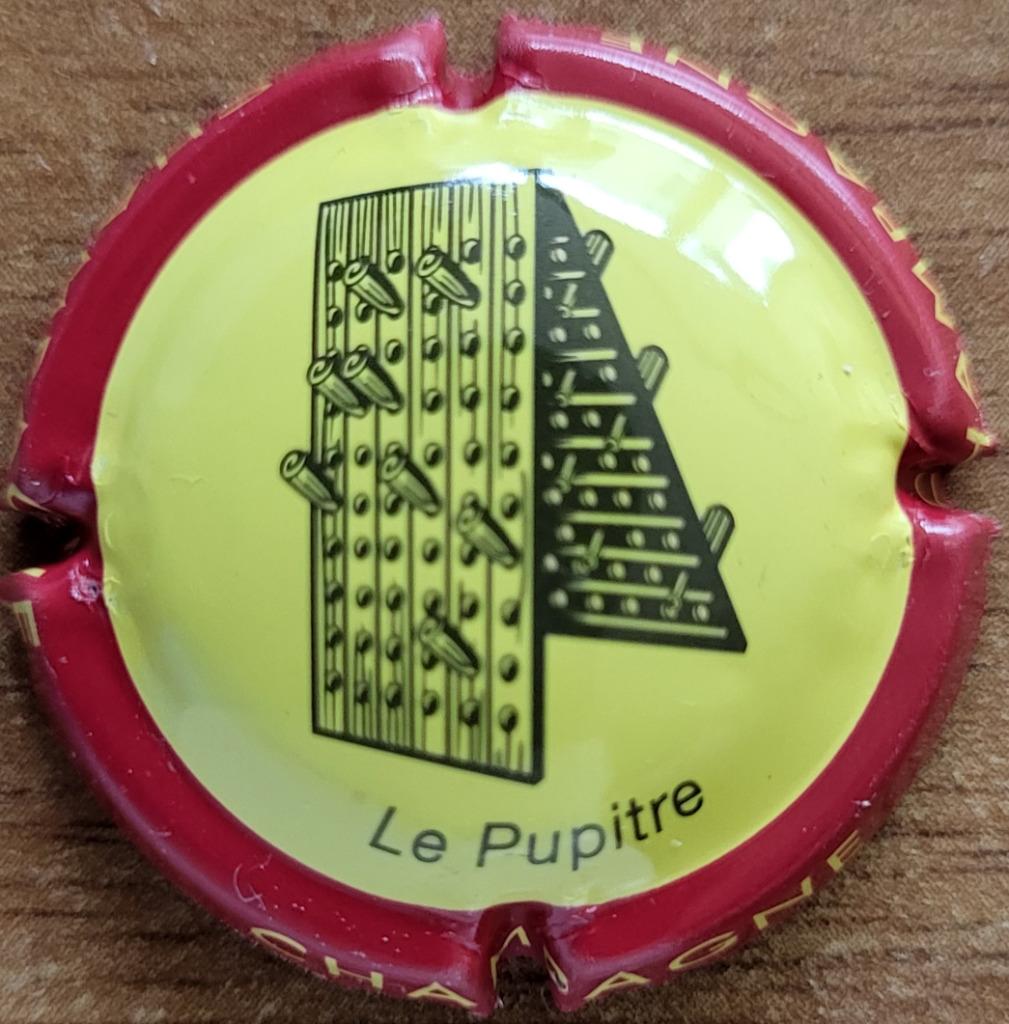 Capsule Champagne de VIGNERONS jaune pâle&bordeaux nr.727j, Ophalen of Verzenden, Nieuw, Frankrijk, Champagne