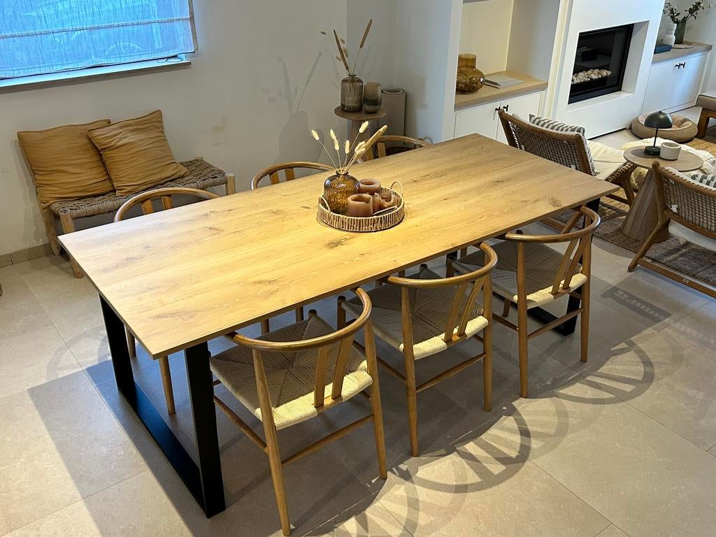 Eiken eettafel, Ophalen, Zo goed als nieuw