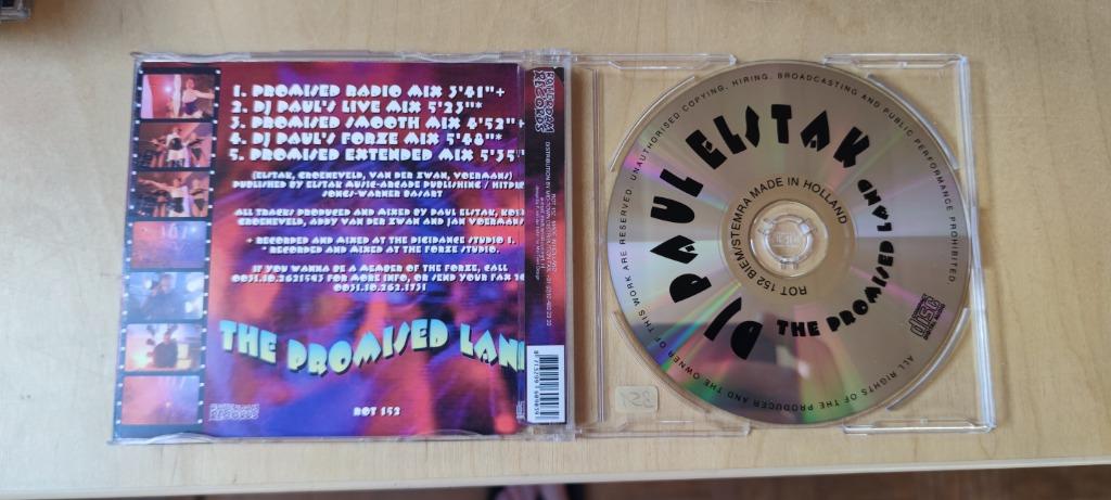 DJ Paul Elstak - The promised land maxi-single CD, Gebruikt, Maxi-single, Dance, Ophalen of Verzenden