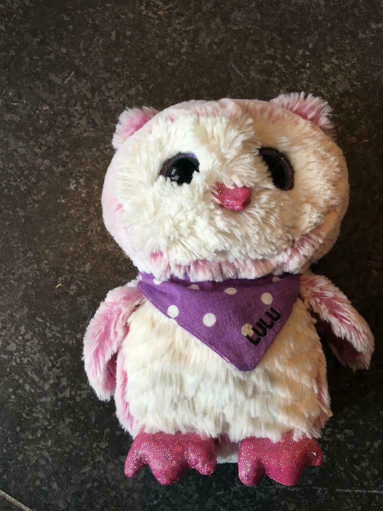 Pluche knuffel uil Lulu, 18 cm, Kinderen en Baby's, Speelgoed | Knuffels en Pluche, Ophalen, Zo goed als nieuw, Overige typen